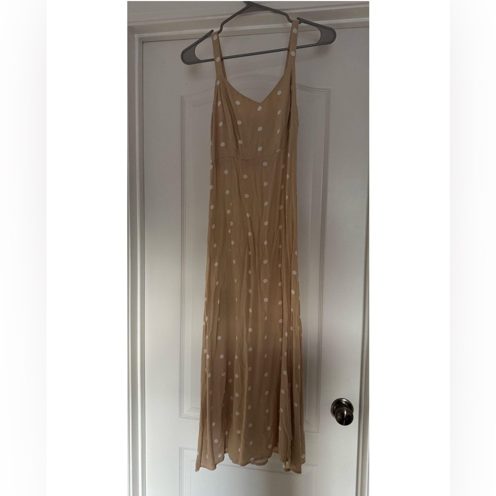 Old Navy Gold Sequin Maxi Dress Sleeveless Spaghetti Strap